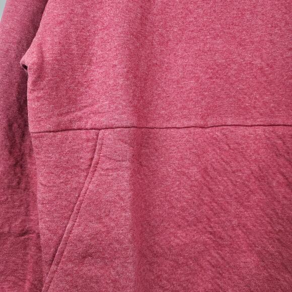 Lunya Lahgo Restore Double Faced Crew Sweatshirt Men Small Red NWOT - Picture 2 of 7